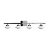 Picture of 4w (4 x 1) 1600lm 30k Atomiser SSL Dedicated LED Damp Location Chrome Opal 4-Light Dimmable LED Vanity