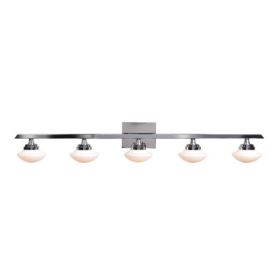 Show details for 4w (5 x 0.8) 2000lm 30k Atomiser SSL Dedicated LED Damp Location Chrome Opal 5-Light Dimmable LED Vanity Picture of 4w (5 x 0.8) 2000lm 30k Atomiser SSL Dedicated LED Damp Location Chrome Opal 5-Light Dimmable LED Vanity