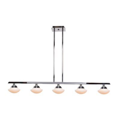 Show details for 4w (5 x 0.8) 2000lm 30k Atomiser SSL Dedicated LED Damp Location Chrome Opal 5-Light Dimmable LED Pendant (OA HT 52") Picture of 4w (5 x 0.8) 2000lm 30k Atomiser SSL Dedicated LED Damp Location Chrome Opal 5-Light Dimmable LED Pendant (OA HT 52")