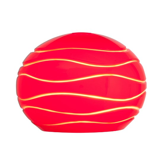 Picture of Sphere Amber Firebird Etched Glass Shade