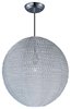 Picture of Twisp 1-Light Pendant PC Aluminum Strand MB Incandescent Incandescent 20"x20"x20" (OA HT 140") (CAN 4.75"x4.75"x1.1")