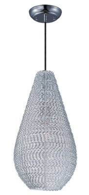 Mostrar detalles para Twisp 1-Light Pendant PC Aluminum Strand MB Incandescent Incandescent 11"x11"x20" (OA HT 140") (CAN 4.75"x4.75"x1.1") Imagen de Twisp 1-Light Pendant PC Aluminum Strand MB Incandescent Incandescent 11"x11"x20" (OA HT 140") (CAN 4.75"x4.75"x1.1")
