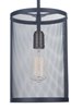 Picture of Palladium 1-Light Pendant BKNAB Steel Mesh MB Incandescent Incandescent (OA HT 20.25"-44.25") (CAN 5"x5"x1.25")