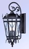 Picture of Canterbury DC Wall Lantern Wet AT Seedy Glass CA Incandescent E12 Incandescent 9.5"x22.5"