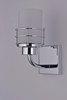 Foto para Tier 1-Light Bath Vanity PC Frosted Frosted Glass MB Incandescent Incandescent