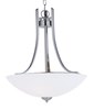 Foto para Taylor 3-Light Pendant SN Satin White Opal Glass MB Incandescent Incandescent 36" Chain