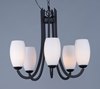 Picture of Taylor 5-Light Chandelier TXB Satin White Opal Glass MB Incandescent Incandescent (CAN 2.54"x2.54"x1")36" Chain