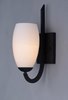 Picture of Taylor 1-Light Wall Sconce TXB Satin White Opal Glass MB Incandescent Incandescent