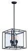 Foto para Era 4-Light Pendant BK Seedy Seedy Glass MB Incandescent Incandescent (OA HT 21.5"-45.75") (CAN 6"x6"x1")