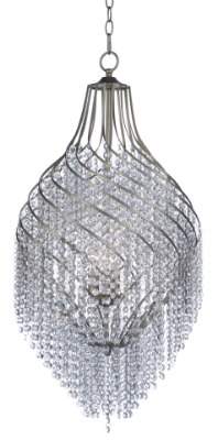 Mostrar detalles para Twirl 3-Light Pendant GS Beveled Crystal CRYSTAL CA Incandescent Incandescent (OA HT 32.5"-69.5") (CAN 5"x5"x1.25")36" Chain Imagen de Twirl 3-Light Pendant GS Beveled Crystal CRYSTAL CA Incandescent Incandescent (OA HT 32.5"-69.5") (CAN 5"x5"x1.25")36" Chain