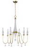 Picture of Claymore 6-Light Chandelier CSTGL CA Incandescent E12 Incandescent 36" Chain