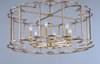 Foto para Helix 6-Light Chandelier BZF CA Incandescent E12 Incandescent 31.5"x31.5"x14.5" 36" Chain