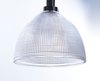 Picture of Retro LED 1-Light Pendant PN Clear Halophane Glass LED Module LED 11.75"x11.75"x10.25" (OA HT 10.25"-73.5") (CAN 4.75"x4.75"x1.25")