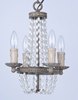 Foto para Gisele Chandelier ATR CA Incandescent E12 Incandescent 11"x11"x14.5" 36" Chain