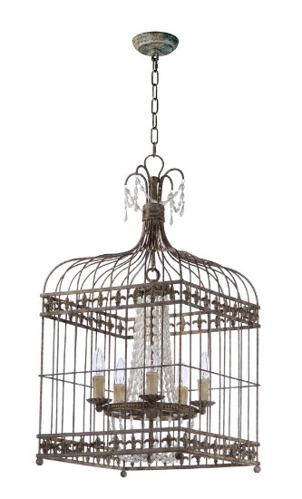 Picture of Gisele 5-Light Pendant ATR CA Incandescent E12 Incandescent 36" Chain