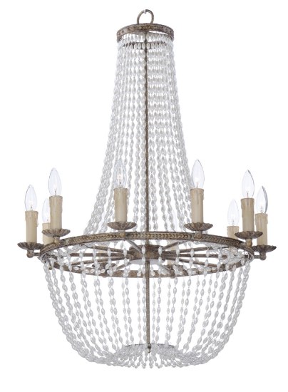 Foto para Gisele Chandelier ATR CA Incandescent E12 Incandescent 25"x25"x36.5" 36" Chain