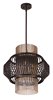 Picture of Aviary LED 13-Light Pendant OI Cognac Cognac Glass Rod G9 LED 20.25"x20.25"x22" (OA HT 23.25"-71.25") (CAN 5.51"x5.51"x1.38")