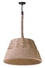 Picture of Olde World 1-Light Pendant Hemp Rope MB Incandescent Incandescent (OA HT 41.5"-77.5") (CAN 5.25"x5.25"x1")36" Chain