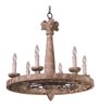 Picture of Olde World 6-Light Chandelier SW CA Incandescent E12 Incandescent 26"x28" 36" Chain