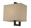 Picture of Baldwin 1-Light Wall Mount DBZ Linen Fabric GU24 LED