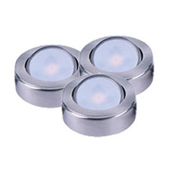 Picture of CounterMax MX-LD-AC LED Puck 3000K SN PCB LED 2.75"x2.75"x1"