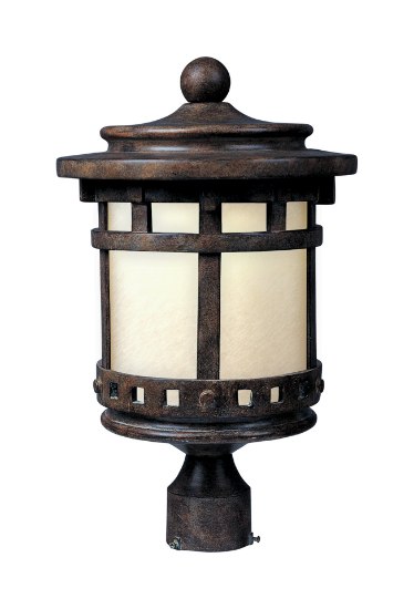 Picture of Santa Barbara LED 1-Lt Outdoor Pole/Post Lantern SE Mocha