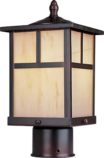 Picture of Coldwater LED 1-Light Outdoor Pole/Post Lantern BU Honey