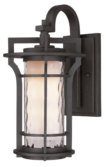 Picture of Oakville LED 1-Light Outdoor Wall Lantern BO Water Glass GU24 LED 12"x21"