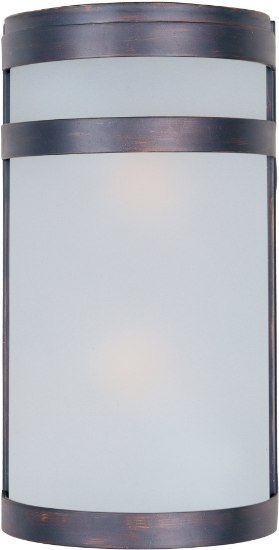 Foto para Arc LED 2-Light Outdoor Wall Lantern OI Frosted GU24 LED