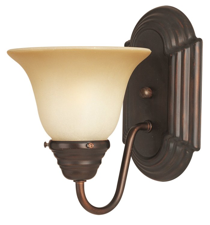 Picture of Essentials - 801x-Wall Sconce OI Wilshire Glass MB Incandescent Incandescent