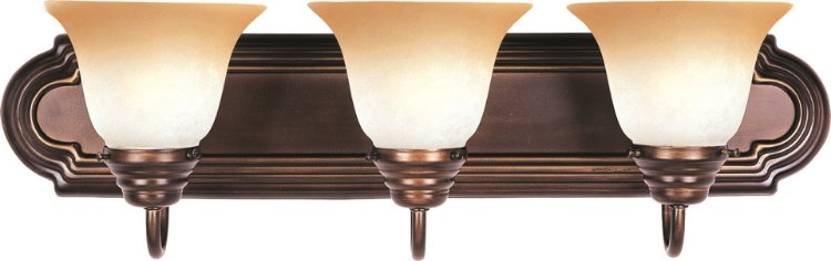 Picture of Essentials - 801x-Bath Vanity OI 3-lights Wilshire Glass MB Incandescent Incandescent