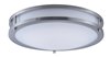 Foto para Linear EE 2-Light Flush Mount SN White Opal Acrylic GU24 Fluorescent Fluorescent 14"x14"x3.25"