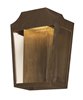 Picture of Villa LED Outdoor Wall Lantern AE Clear / Topaz Ribbed PCB LED 9"x12.25"