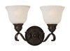 Picture of Linda EE 2-Light Bath Vanity OI Ice Glass GU24 Fluorescent