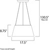 Picture of 30W Quantum LED Pendant BK Acrylic PCB LED (OA HT 10.5"-130.5")