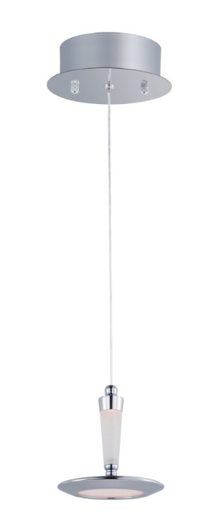Picture of 7.2W Hilite 1-Light LED Pendant PC White Acrylic PCB LED (OA HT 5.75"-125.75")