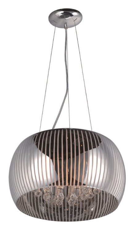Picture of 40W Sense II 5-Light Pendant PC Mirror Chrome Mirror Chrome G9 Xenon Xenon (OA HT 11.25"-128")