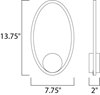 Picture of 11W Phase LED Wall Sconce MW PCB LED (CAN 4.75"x4.75"x2")