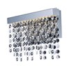 Foto para 5W Midnight Shower LED Wall Sconce PC Smoke K9 Crystal PCB LED