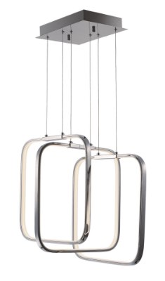 Mostrar detalles para 9.72W Squared LED Pendant PC Acrylic PCB LED (OA HT 20.5"-140.5") (CAN 11.8"x9.05"x1.81") Imagen de 9.72W Squared LED Pendant PC Acrylic PCB LED (OA HT 20.5"-140.5") (CAN 11.8"x9.05"x1.81")