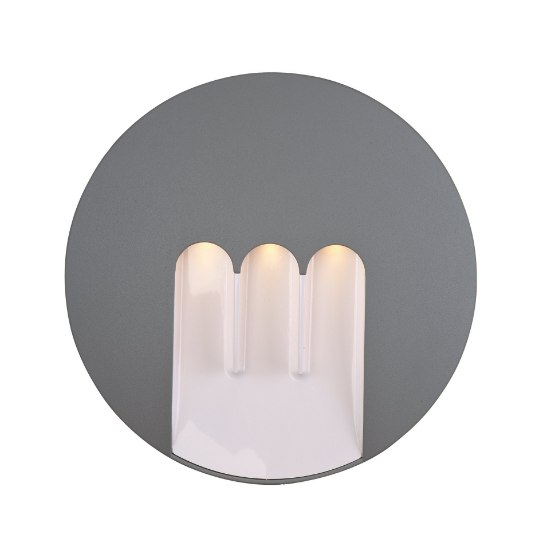 Picture of 0.3W Alumilux DC LED Wall Sconce Wet PL 9.25"x9.5"