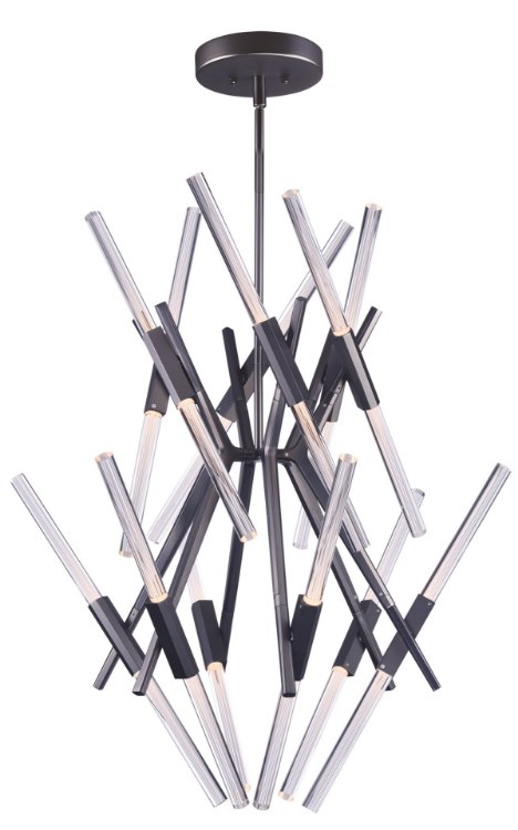 Picture of 3W Light Saber LED Pendant GM Clear Acrylic Acrylic PCB LED 39"x39"x39.5" (OA HT 39.5"-74")