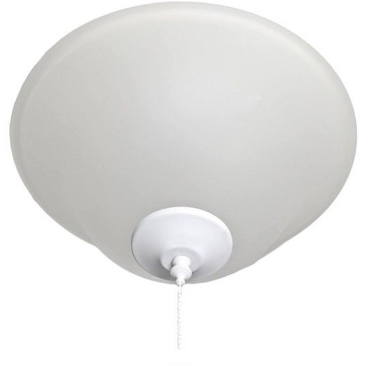 Foto para 3-Light Ceiling Fan Light Kit w/Wattage Limiter MW Frosted CA Incandescent E12 Incandescent