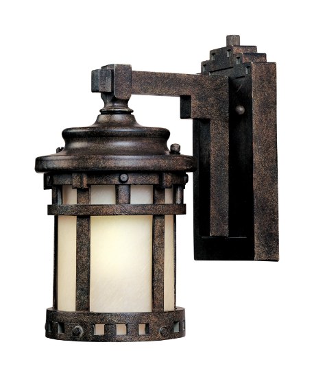 Picture of Santa Barbara LED 1-Light Outdoor Wall Lantern SE Mocha 7"x13"