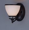 Foto para Novus 1-Light Wall Sconce OI Satin White Opal Glass MB Incandescent Incandescent