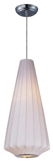 Picture of Cocoon 1-Light Pendant PC Imitation Silk MB Incandescent Incandescent 11"x11"x22.25" (OA HT 131.75")