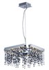 Foto para 5W Midnight Shower LED Pendant PC Smoke K9 Crystal PCB LED (OA HT 18"-123")