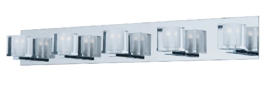 Foto para 2.2W Blocs LED 5-Light Bath Vanity PC Clear Glass G9 LED