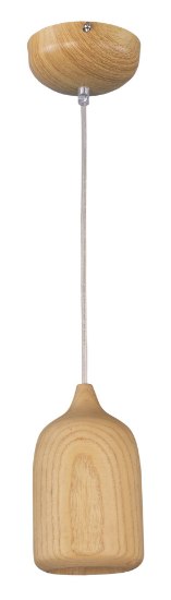 Foto para 3W Arhaus 1-Light Pendant NWD LED 5"x5"x8.75" (OA HT 11.5"-118")