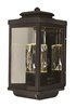 Picture of Mandeville LED 2-Light Outdoor Wall Lantern GBK Clear Crystal + Glass PCB LED 7"x16"